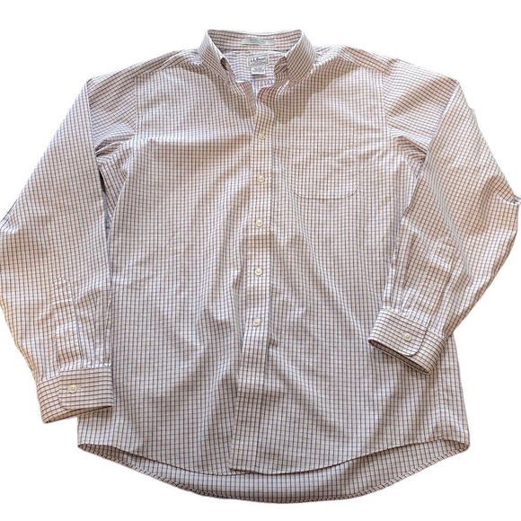 L.L. Bean long sleeve button down shirt like new men’s size 15 1/2-35 - Picture 1 of 5